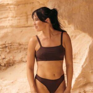 Huha Tata Bralette in Brown (size medium)